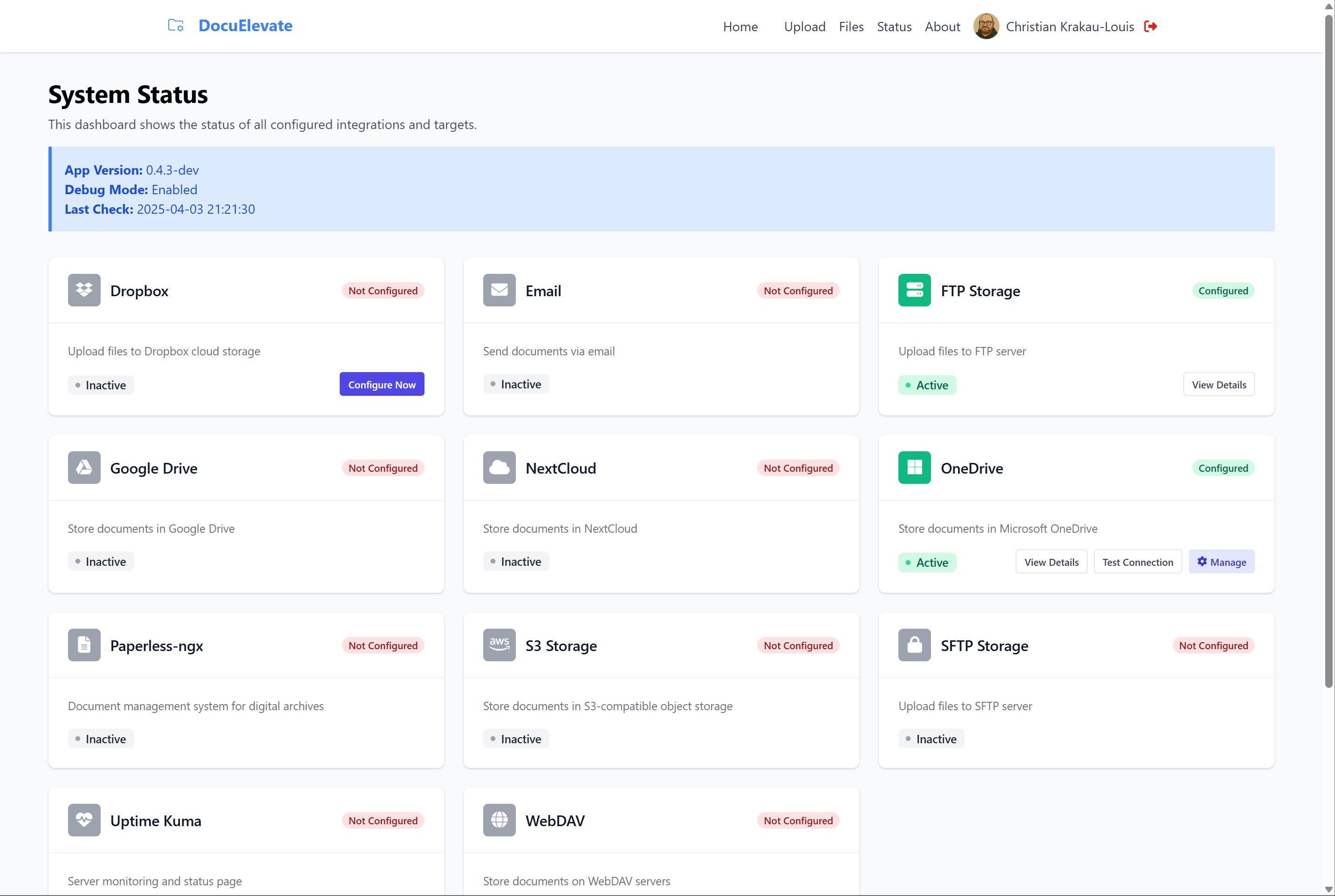 Status View